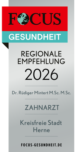 Focus Gesundheit: Regionale Empfehlung 2026 - Dr. R&uuml;diger Mintert Herne